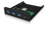 ICY BOX Front Panel IB-HUB1418-i3 USB 3.0 Type-A/Type-C...