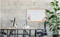 Bi-Office Magnethaftendes Whiteboard 100 cm x 150 cm, Weiss