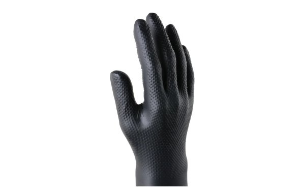 BoldMax Einweghandschuh Max Grip Nitril, XL, Schwarz, 25 Paar