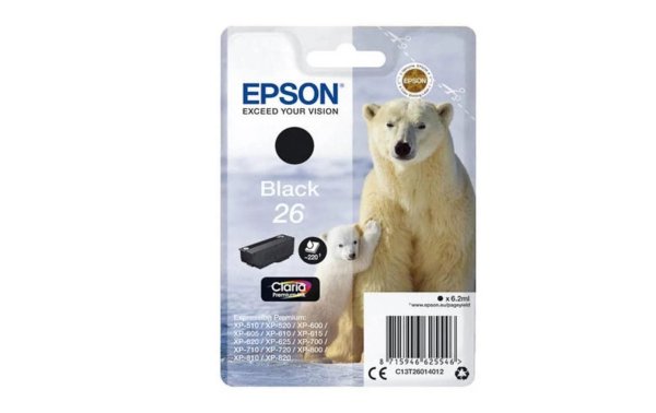 Epson Tinte T26014012 Black