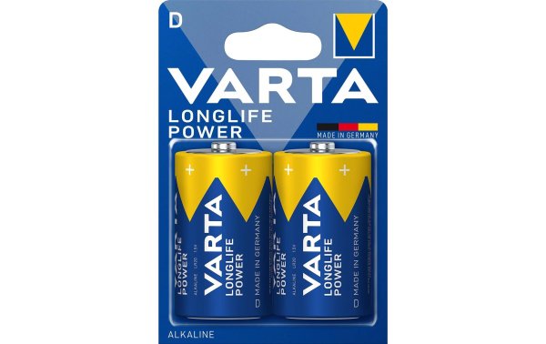 Varta Batterie Longlife Power D 2 Stück