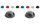Delock Kabelhalter 4 mm, 5x2 Stück, farbig, 2 Durchführungen