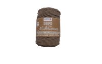 Glorex Wolle Makramee Rope gedreht 3 mm, 250 g, Hellbraun