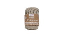 Glorex Wolle Makramee Rope gedreht 3 mm, 250 g, Beige