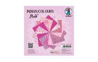 URSUS Bastelpapier Indian Colours 13.7 x 13.7 cm, 130 g/m², Pink