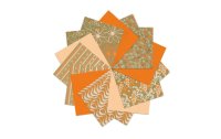 URSUS Bastelpapier Indian Colours 13.7 x 13.7 cm, Orange