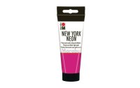 Marabu Schwarzlichtfarbe New York Neon 100 ml, Pink
