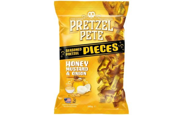 Pretzel Pete Bretzel Pieces Honey, Mustard & Onion 160 g