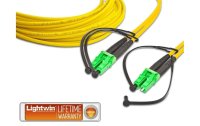 Lightwin LWL-Patchkabel LC/APC-LC/APC, Singlemode, Duplex, 2m