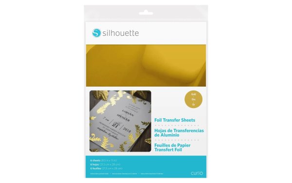 Silhouette Bastelpapier Transferfolie Gold Gold