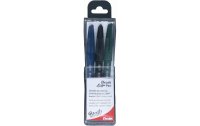pentel Filzstift Brush Sign Pen Pigment 3-teilig