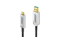 FiberX USB 3.1-Kabel Gen2, Fiber, 10Gbps USB A - USB C 30 m