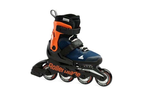 ROLLERBLADE Inline-Skates Microblade 210 Midnight Blue/Warm Orange