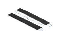 Delock Klettband-Rolle 5m x 25 mm Haft und Flauschband Schwarz