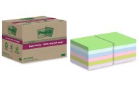 Post-it Notizzettel Super Sticky Recycling, Mehrfarbig,...