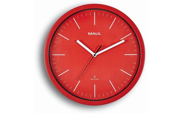 Maul Wanduhr MAULjump Ø 30.5 cm Rot