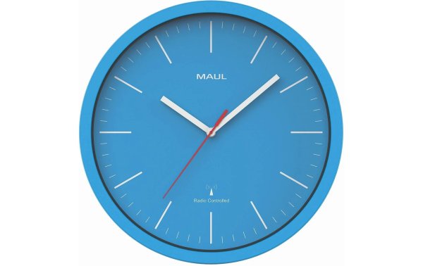 Maul Wanduhr MAULjump Ø 30.5 cm Blau