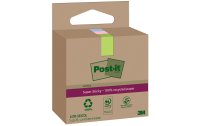 Post-it Notizzettel Super Sticky Recycling, Mehrfarbig, 3...