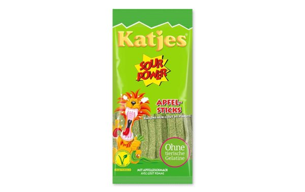 Katjes Sour Power Apfel Sticks 100 g