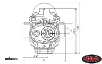 RC4WD Getriebe CVT-Vario Tamiya 1:14 LKW