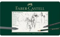 Faber-Castell Graphitstift Faber-Castell PITT 26er Metalletui