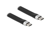 Delock USB 3.2 Gen 2 Flachbandkabel USB C - USB C 0.135 m