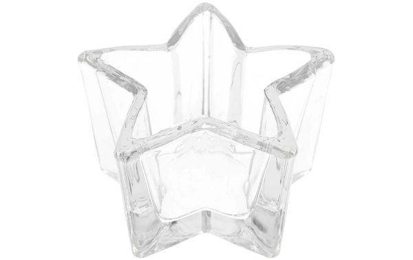 Rico Design Glasgefäss  Stern 10.8 x 10.5 x 6.5 cm