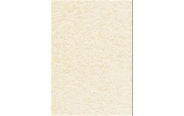 Sigel Perga Marmorpapier, Champagne, A4, 100 Blatt