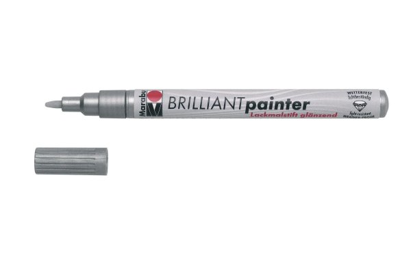 Marabu Permanent-Marker BRILLIANT painter Silber