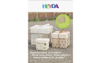 Heyda Designkarton Natur Sternenglanz 12 Blatt, A4