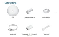 Ubiquiti WLAN-Bridge GigaBeam GBE 60Ghz/5Ghz, 17.2dBi, 500m