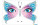 Herma Stickers Tattoos Face Art Butterfly, 1 Stück