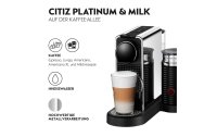 Krups Kaffeemaschine Nespresso CitiZ Platinum&Milk XN630DCH