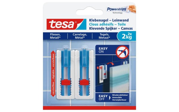 tesa Klebenagel Leinwand für Fliesen & Metall 2 kg