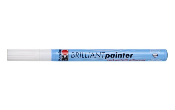 Marabu Permanent-Marker BRILLIANT painter Weiss