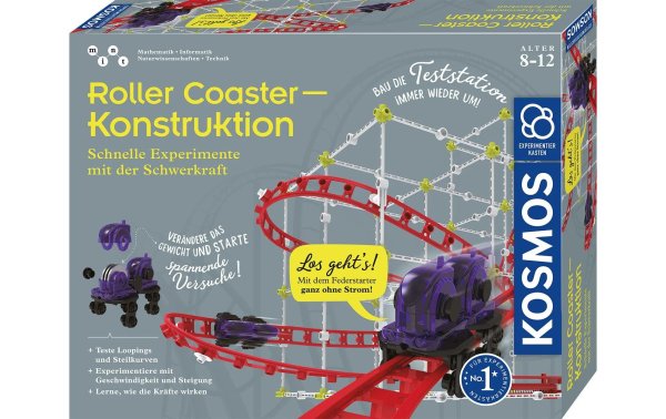 Kosmos Experimentierkasten Roller Coaster-Konstruktion