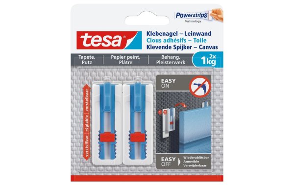 tesa Klebenagel Leinwänd, Tapete & Putz 1 kg