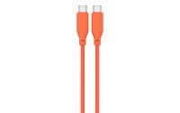 4smarts USB 2.0-Kabel Silikon High Flex USB C - USB C 1.5 m Orange