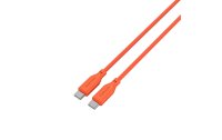 4smarts USB 2.0-Kabel Silikon High Flex USB C - USB C 1.5 m Orange