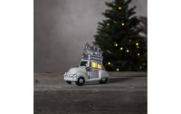 Star Trading LED-Figur Auto mit Gepäck, 15 cm, Weiss