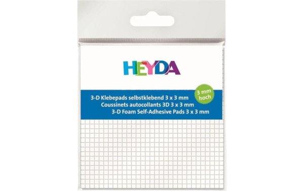 Heyda Klebepad 961 Stück, Weiss