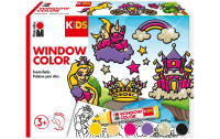 Marabu Fensterfarbe Kids Color Prinzessin 6 x 25 ml