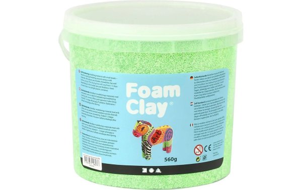 Creativ Company Modelliermasse Foam Clay Neongrün 560 g