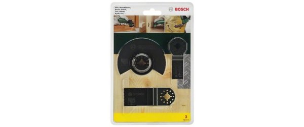 Bosch Zubehörset Holz, 3 Teile