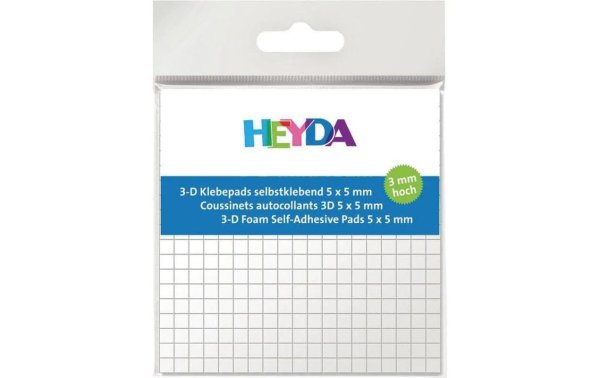 Heyda Klebepad 361 Stück, Weiss