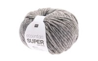 Rico Design Wolle Essentials Super Super Chunky 100 g Hellgrau