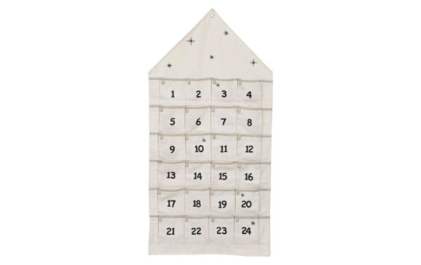 G. Wurm Adventskalender Haus Weiss, 96 cm