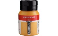 Amsterdam Acrylfarbe Standard 227 Goldocker Halbdeckend, 500 ml