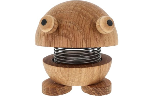 Hoptimist Aufsteller Frosch Oak S 5 cm, Braun