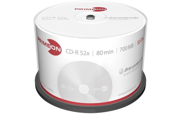 Primeon CD-R 0.7 GB, Spindel (50 Stück)